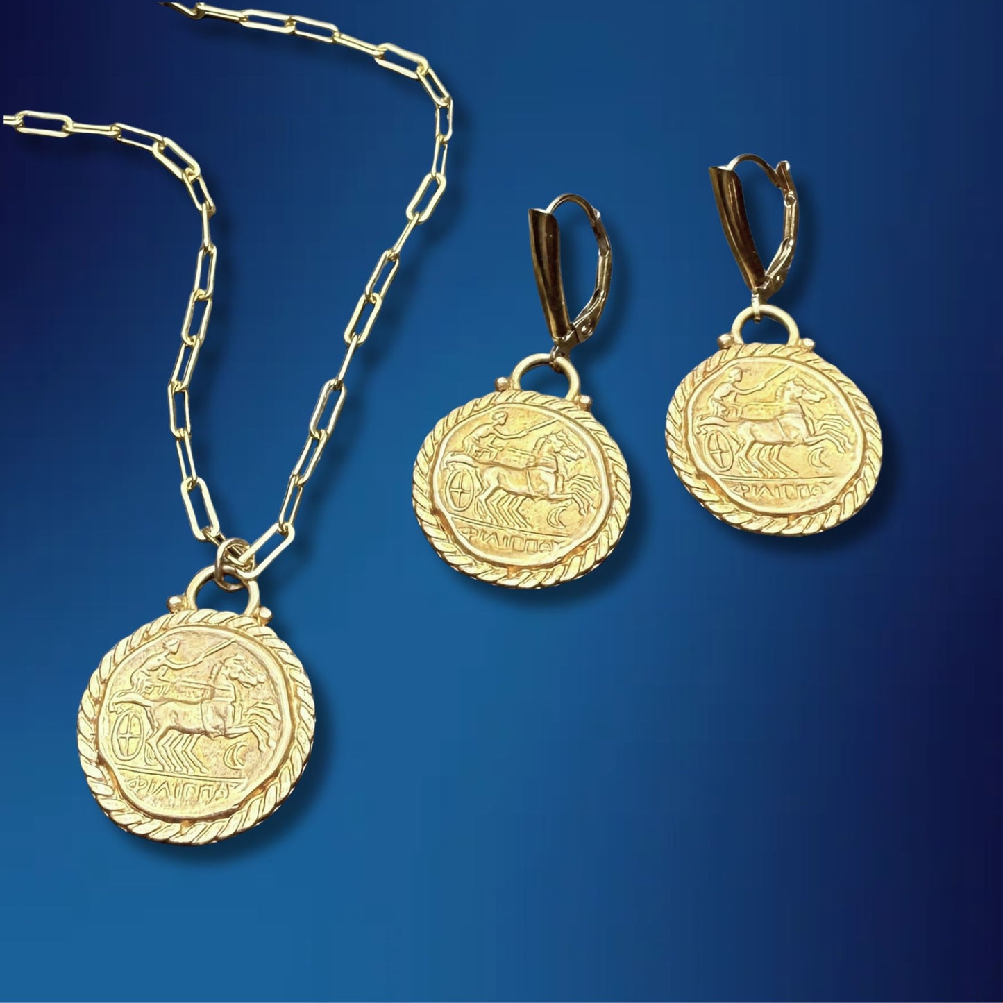 Revival Phillip II Macedon Earrings