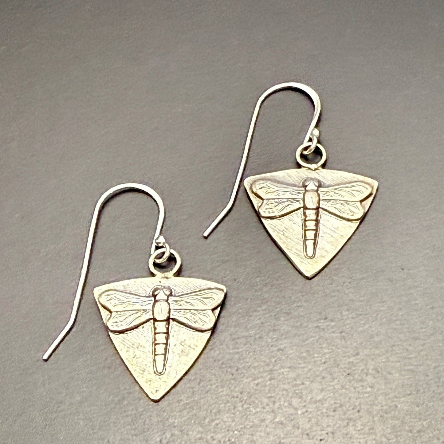 Triangle Dragonfly Earrings