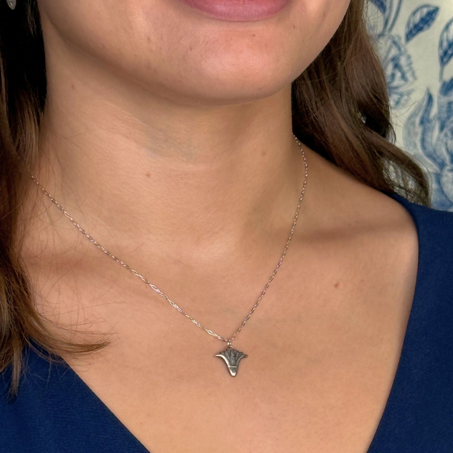 Petite Lotus Necklace