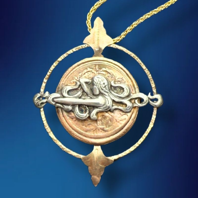 The Wayfinder - Sterling Silver and Luxurious Gold-Filled Necklace