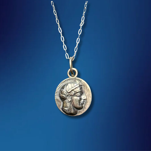 Reproduction Athena Coin Necklace