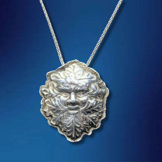 Celtic Revival Jolly Greenman Necklace