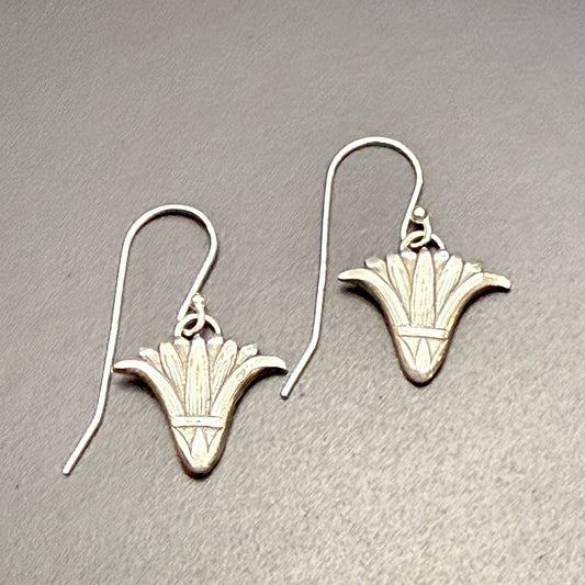 Petite Lotus Earrings