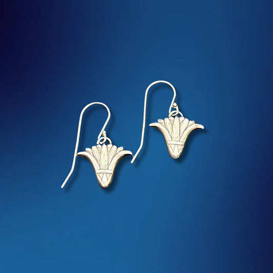 Petite Lotus Earrings