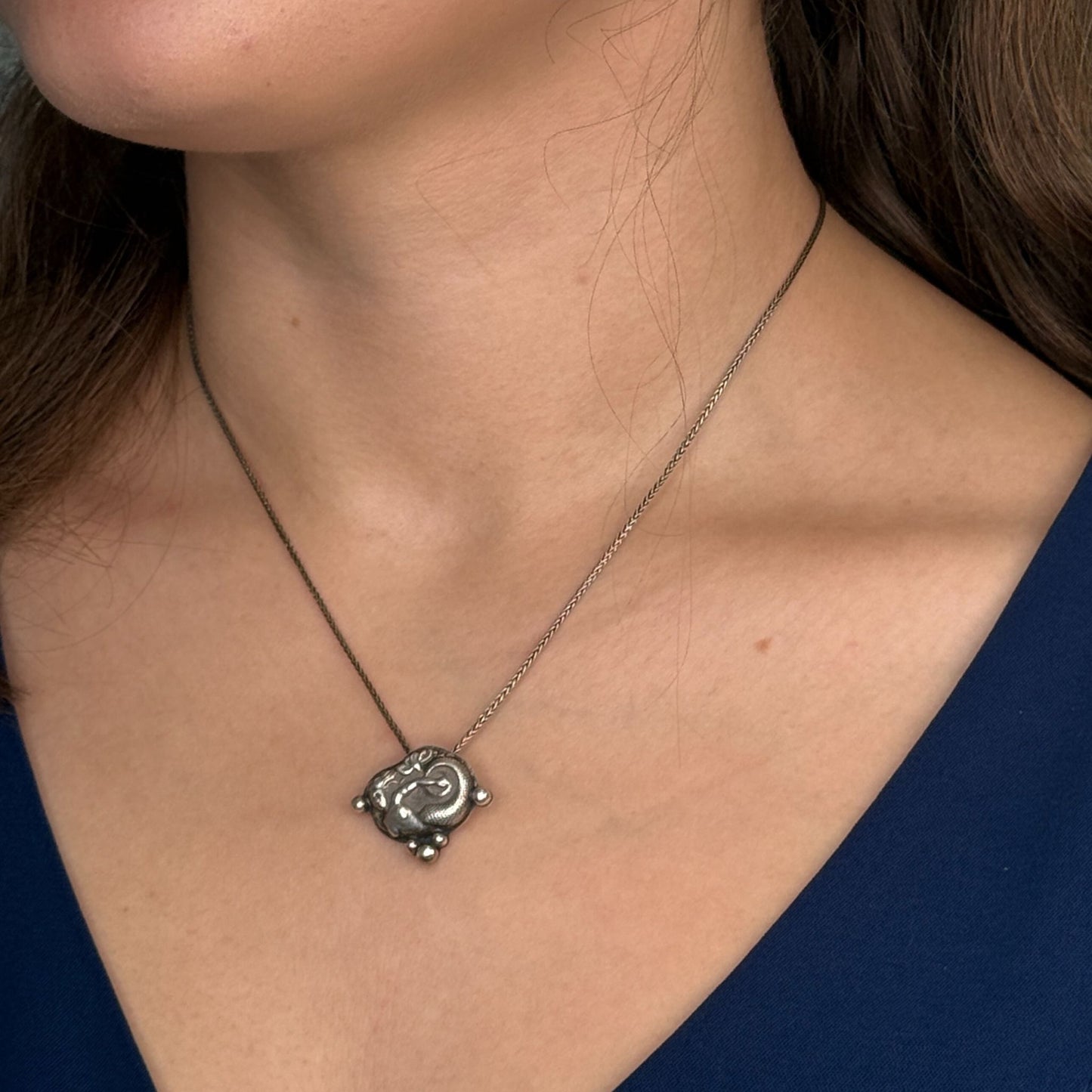 Roman Revival Mermaid Necklace