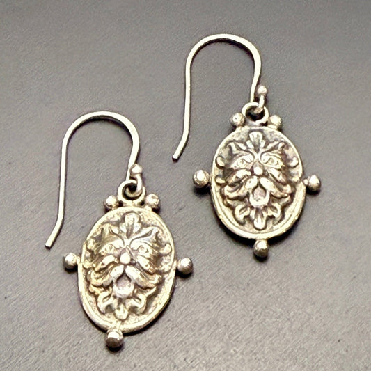 Small Greenman Earrings