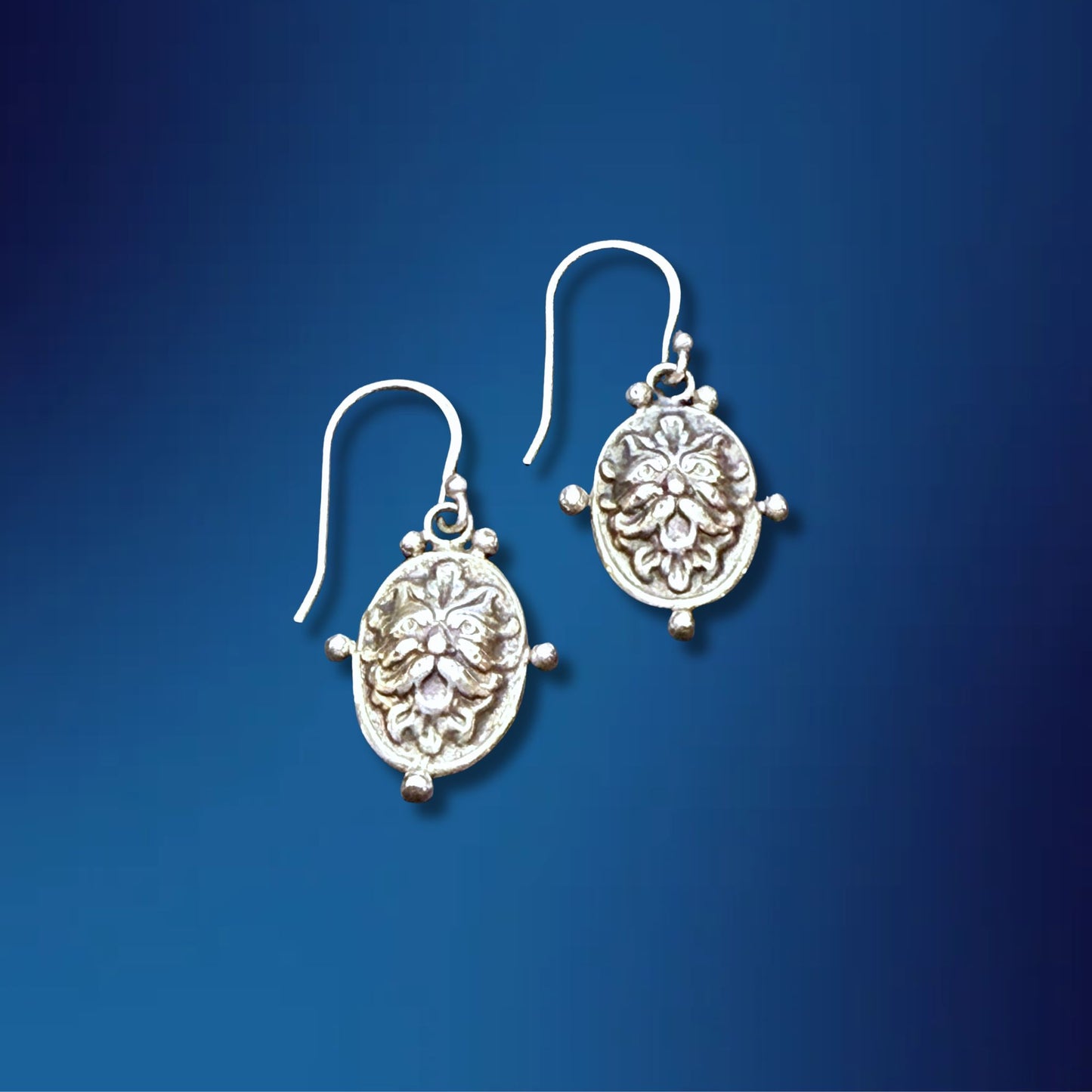Small Greenman Earrings