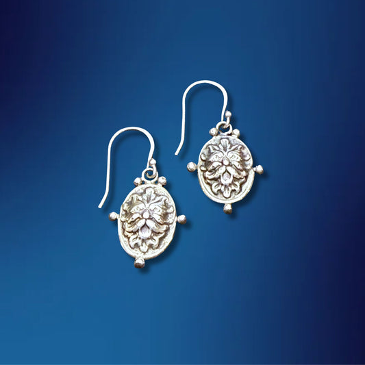 Small Greenman Earrings
