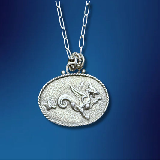 Medium Hippocampus Necklace