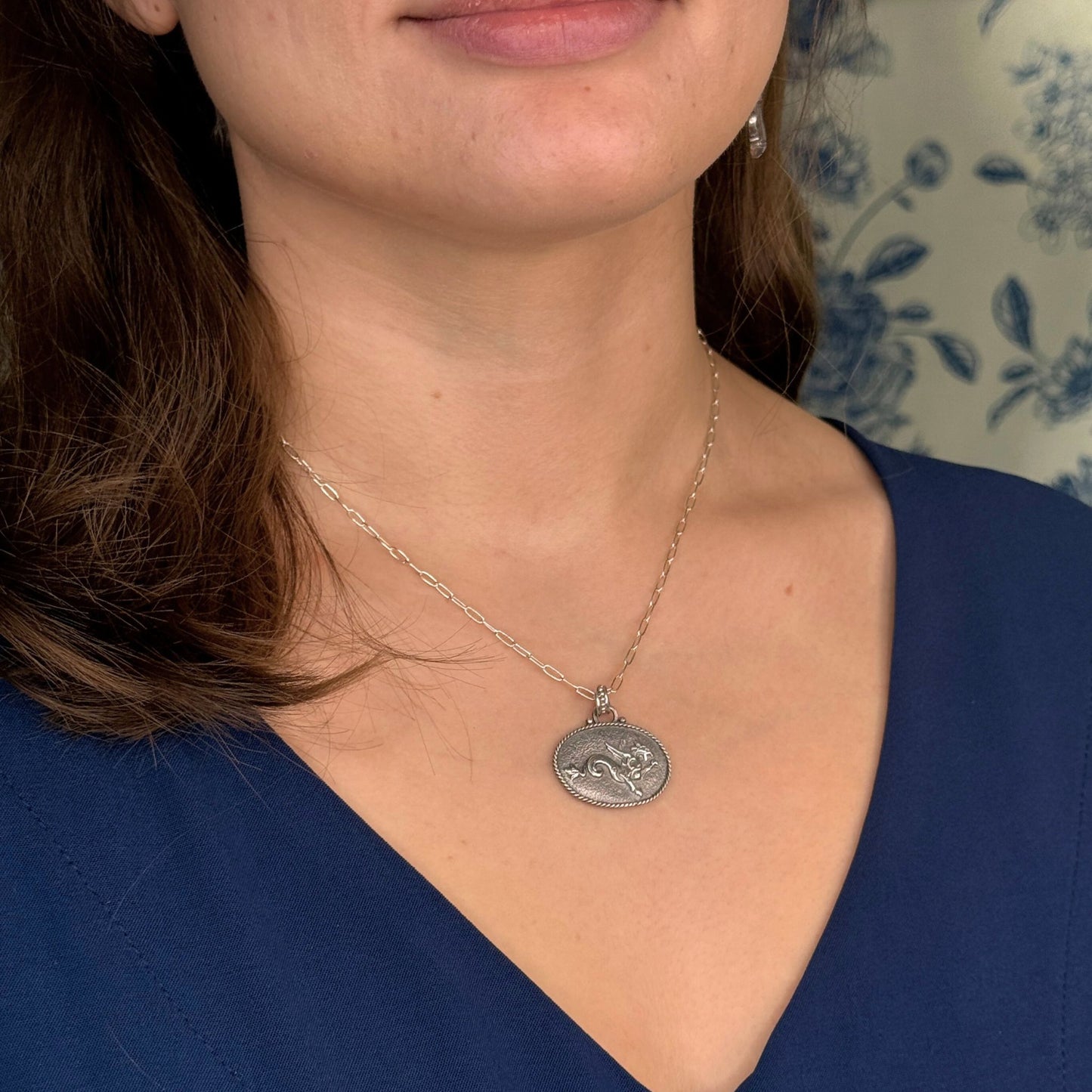 Medium Hippocampus Necklace