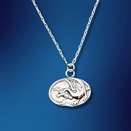 Fiercest Tiny Dragon Necklace