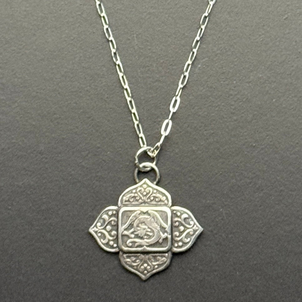 Tiniest Medieval Dragon Necklace