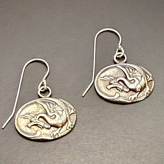 Fiercest Tiny Dragon Earrings
