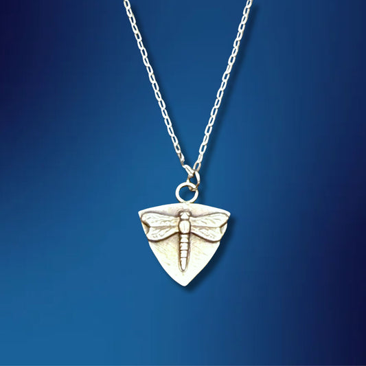 Triangle Dragonfly Necklace