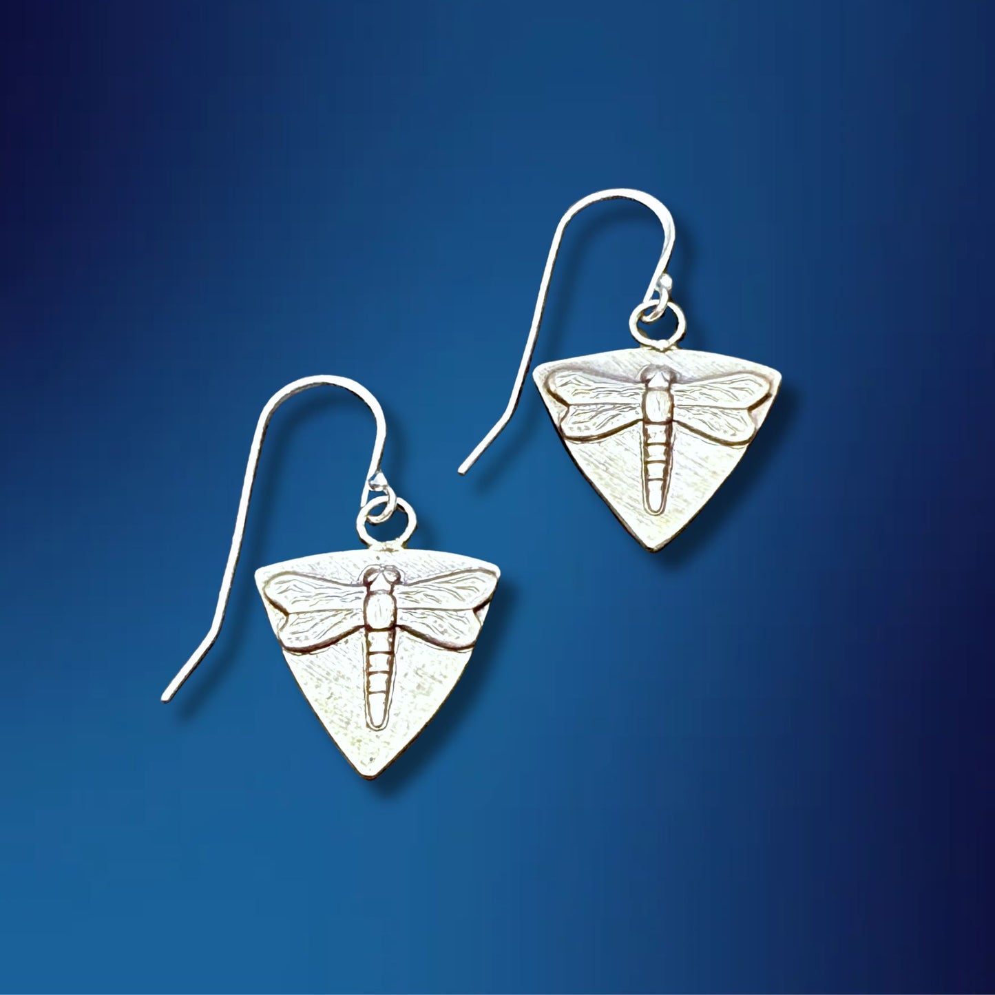 Triangle Dragonfly Earrings