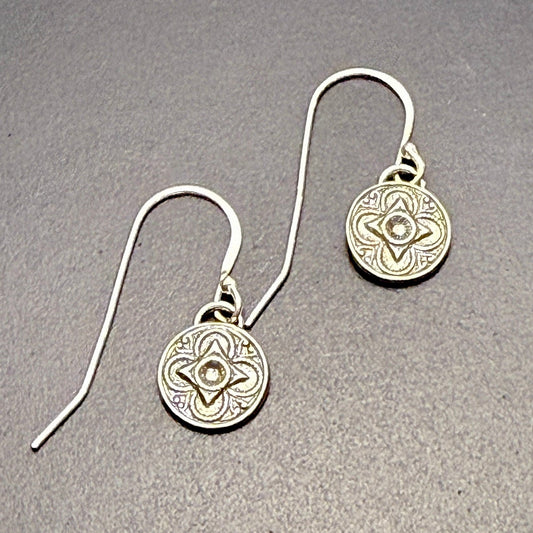 Tiny Round Earrings