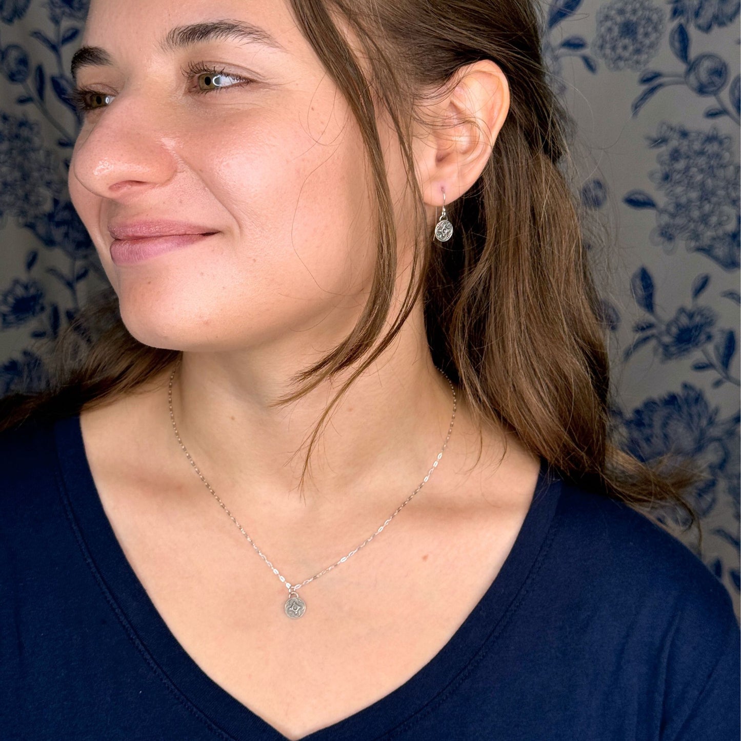 Tiny Round Earrings
