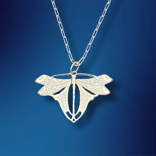 Pierced Dragonfly Necklace