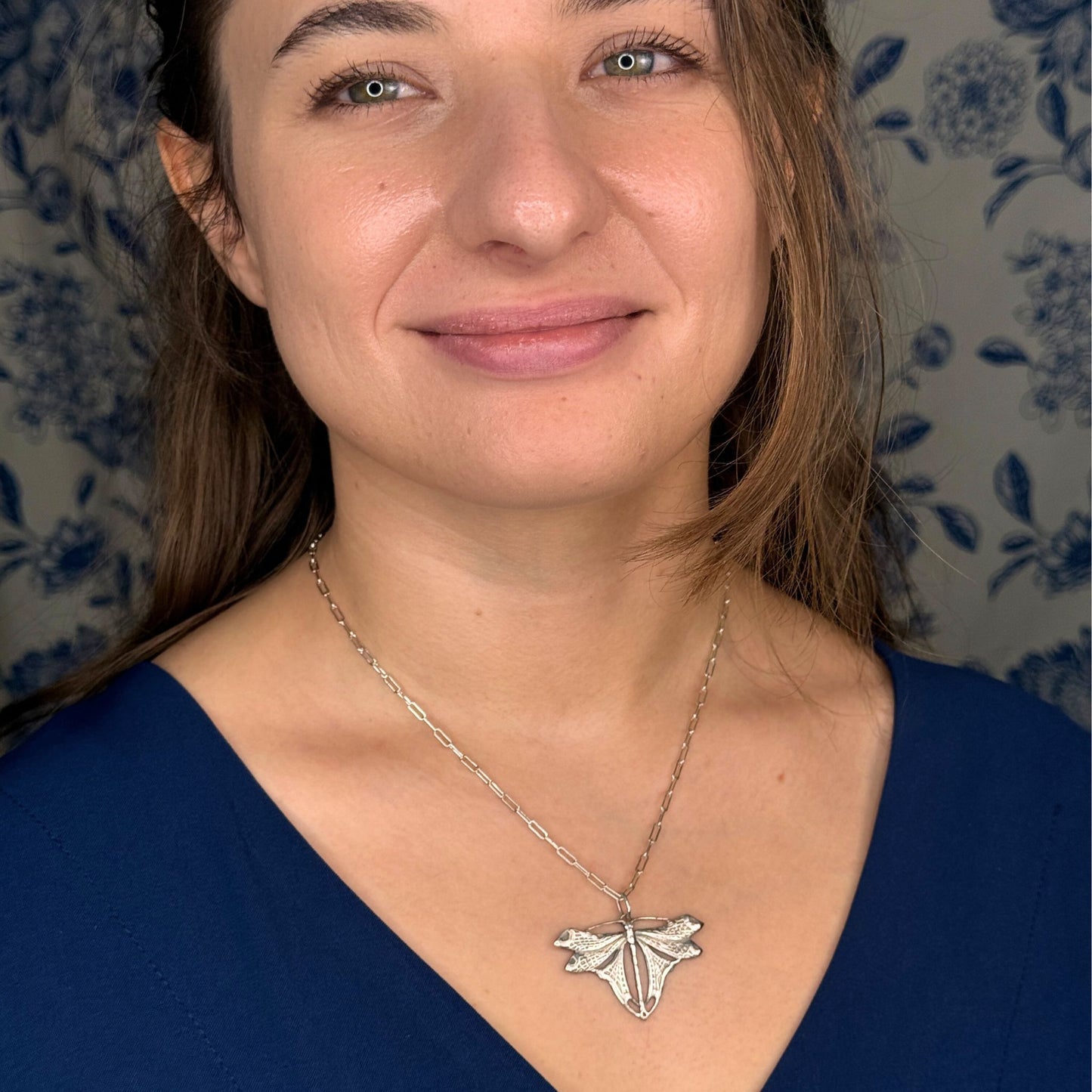 Pierced Dragonfly Necklace