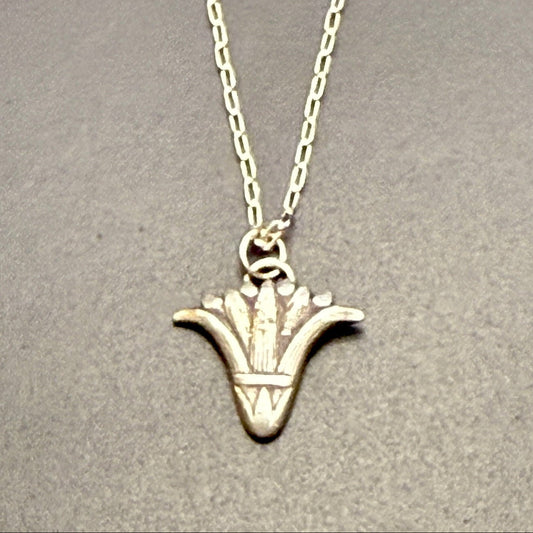 Petite Lotus Necklace