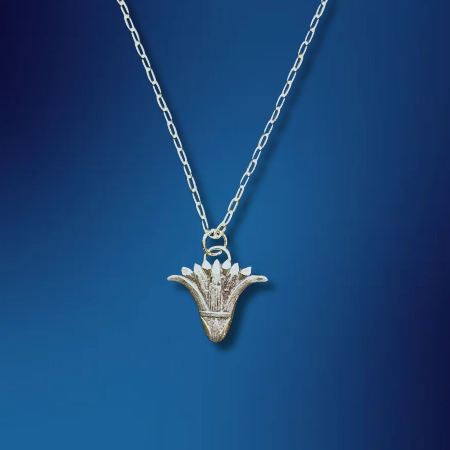 Petite Lotus Necklace